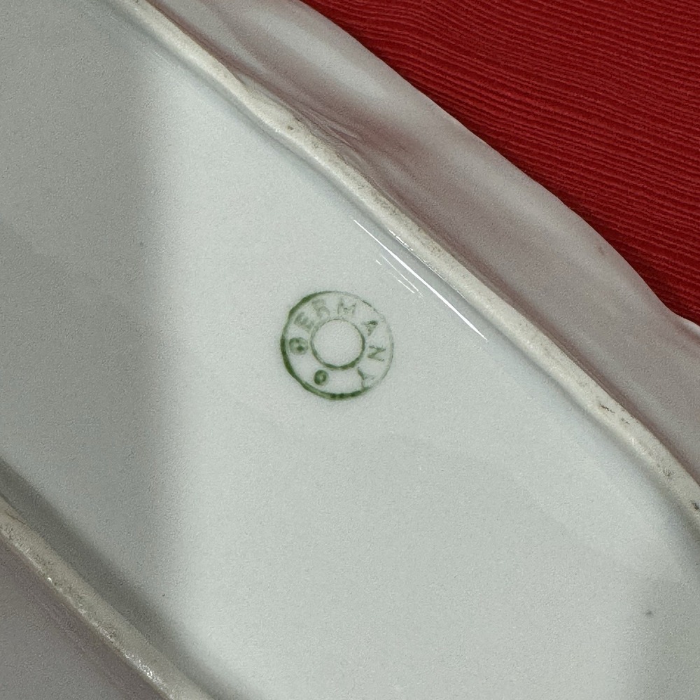 Vintage Oblong Serving Dish Porcelain China Beautiful 12" Germany - Picture 5 of 9